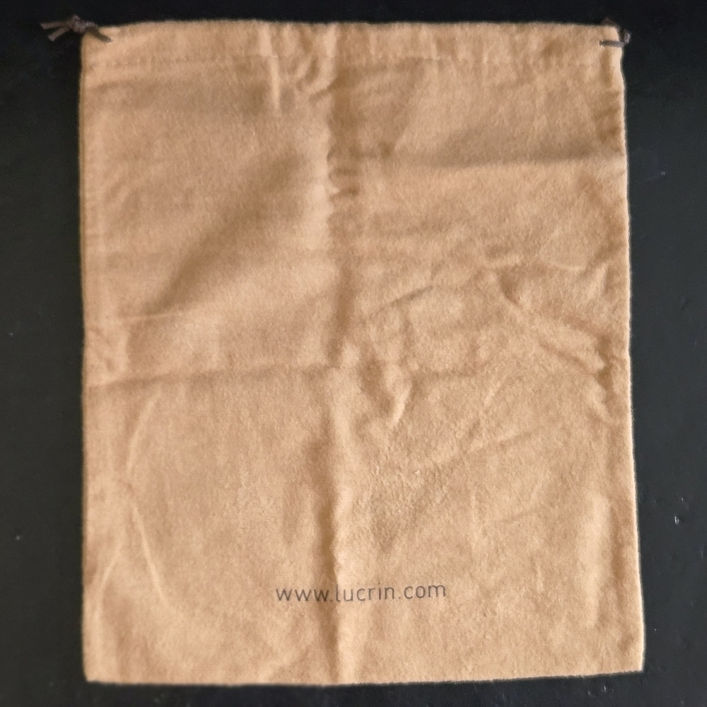 3/$10 Lucrin Dust Bag Cream Beige - Picture 5 of 5